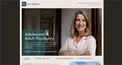 Desktop Screenshot of drlisaclayton.com